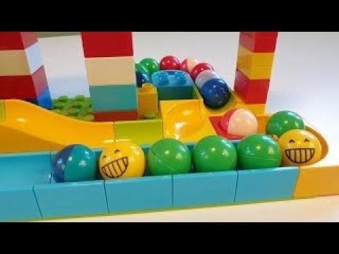 Assemble Lego slides Шарики катятся satisfying video asmr