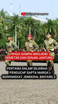 JENDERAL BINTANG DUA PUN MASIH MENJADI PENGUCAP SAPTA MARGA❗ #tni #tnidihatirakyat