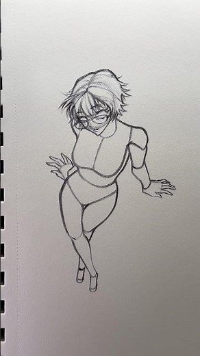 How to Draw Shizuku from HxH Pose ⭐️Tutorial⭐️ #hxh #hunterxhunter #shizuku #tutorial #howtodraw