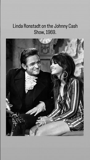 Linda Ronstadt on the Johnny Cash Show, 1969.