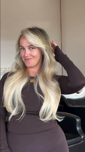 ✨ Ready for the ultimate Ash Blonde Hair Extension Transformation? ✨