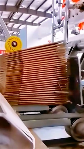 producing cardboard with modern machines #shorts #manufacturing #factory
