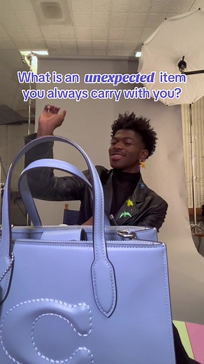 Shoutout to the bag-in-a-bag people. IYKYK 👜🤝👜 @lil nas x #CoachOutlet #CourageToBeReal #NinaTote