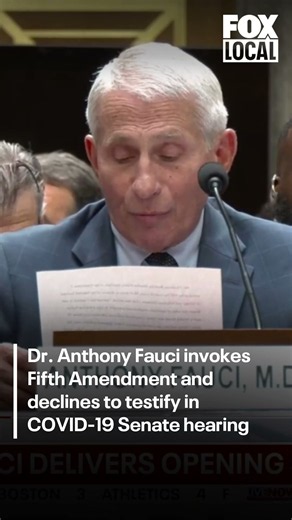 Dr. Fauci invokes Fifth Amendment, declines to answer questions at COVID-19 hearing | FOX 10 Phoenix