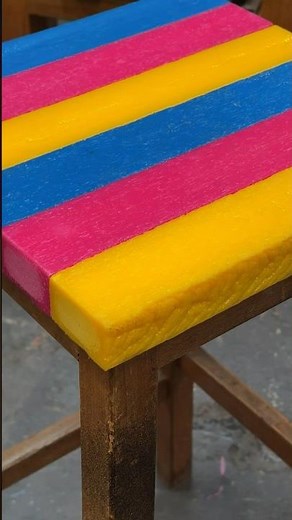 Melting Plastic Waste to Make a Stool 🪑