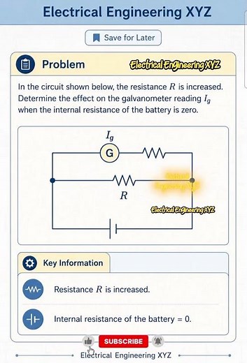 Electrical Quiz #271 ⚡ Will Galvanometer Reading Change? Circuit Challenge 2026