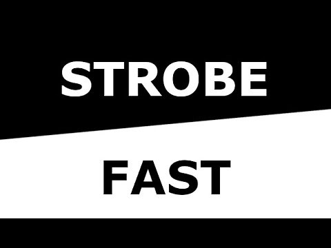 STROBOSCOPIC Light / FAST STROBE LIGHT / 2 HOUR / (black⚫️ & white⚪️) (PARTY LIGHTS EFFECT)