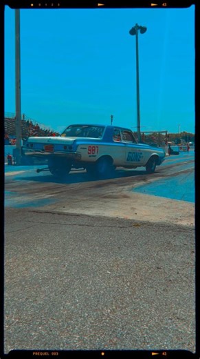 Color Me Gone 1964 Hemi Super Stock Dodge at the Nostalgia Drags! #fast