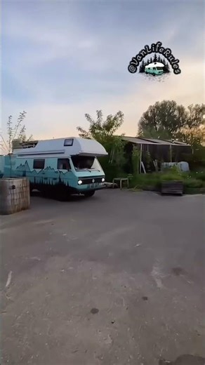 Vintage VW Camper Van