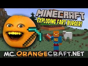 Annoying Orange Minecraft: EXPLODING FART BURGER!
