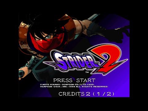 Strider 2 Arcade Game, Capcom 1999, playthrough