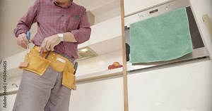 Handyman with a tool-belt