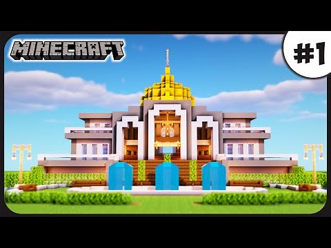 Cara Membuat Masjid Super Mewah #1 ! || Minecraft Modern Pt.8