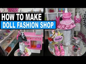 How to Make Miniature Fashion Boutique Store