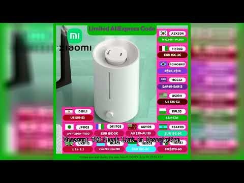 XIAOMI MIJIA Humidifier 2,Top Fill 4L Supersized Cool Mist Humidifier,30H Runtime,Silver ion antiba