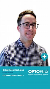 💙 Prenez soin de vos yeux dès aujourd'hui! Un examen régulier avec Dr Mathieu Deshaies chez OPTOPLUS Clinique d'optométrie Bellevue vous permet de détecter les problèmes de vision à temps et de mettre à jour votre prescription. 👀 Réservez votre rendez-vous maintenant et explorez notre vaste choix de montures stylées! | OPTOPLUS