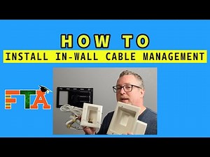 How to Install In-Wall Cable Management Kit Behind TV (Hide Cables + Power – Full Tutorial)