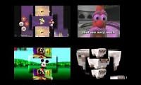 Mix of 4 videos from youtube : scan quadparison 1111111111