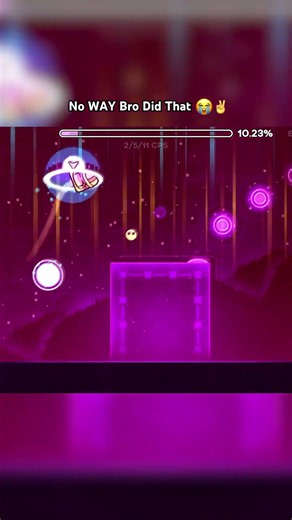 Bro GENUINELY DId That 😭✌️ #geometrydash #spam