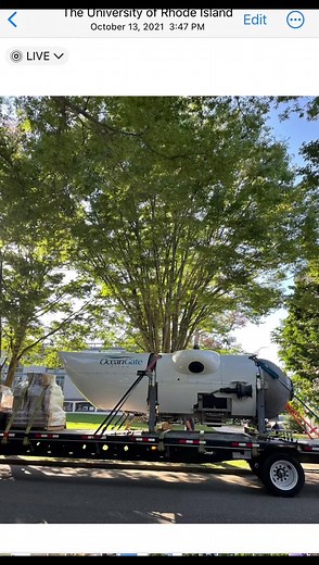 Reaizing the submarine that went missing was the same one I watched get delevired at uri almost 2 years ago 😶 #submersible #submarine #titanicsubmarine #titanicsubmersible #oceangate #missingsubmarine