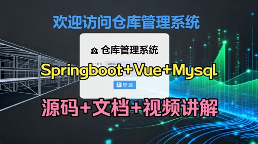【2025仓库管理系统】(源码 文档 视频讲解) Java SpringBoot Vue mysql 前后端分离 计算机课设毕设-期末大作业