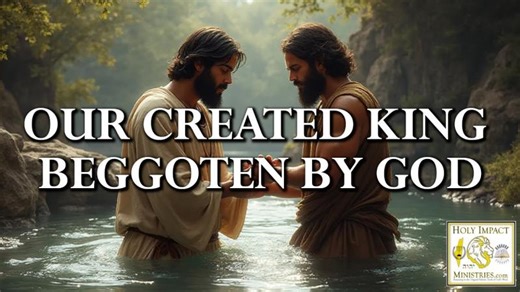 OUR CREATED KING BEGGOTEN BY GOD | Pastor Scott Velain