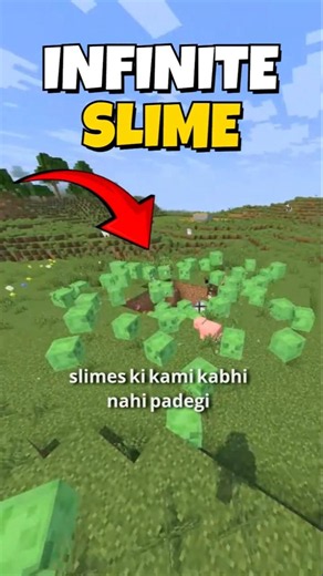 How to get Infinite Slimes in Minecraft! #minecraft #shorts