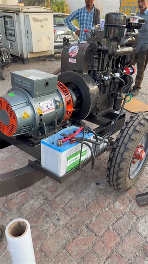 15kVA Kirloskar 3 Phase Self Start Generator | Chadha Sunil Brand | 20HP TV2 Double Cylinder Engine