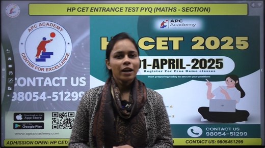 7.5K views · 43 reactions | HP CET 2025 Preparation _ Key Concepts & Practice Questions _ Best Strategy for Exam #hpcet #hpu | APC Academy | Facebook