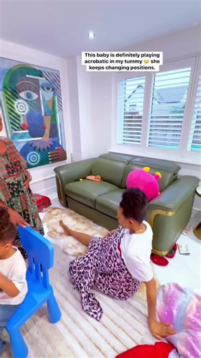 Baby Showing Acrobatic Moves in Mommy's Tummy