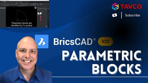 Parametric CAD Blocks in BricsCAD - Create and Modify