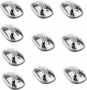 Solar Powered Cab Lights for Truck,Solar Powered Cab Lights,Solar Cab Lights, Solar Wireless Cab Lights for Truck No Drill,Roof Lights for Trucks,Wireless Cab Lights for Truck (10pcs,A-Yellow Light)