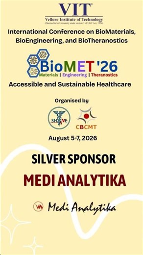 BIOMET'26 Silver Sponsor - Medi Analytika