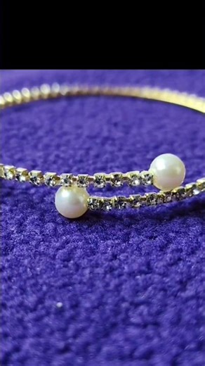 Easy Bangle Making🤩|DIY|memory wire#short#handmadejewelry,,,detailed vdo on youtube