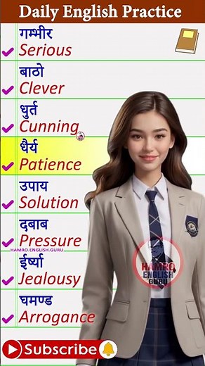 🔥1000 word meaning to speak English with Nepali / daily use English Nepali short sentence