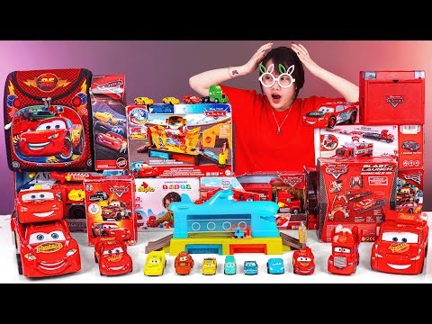 Disney Pixar Cars Unboxing Review | Disney Pixar Cars Color Changers Race Ready Car Wash Playset