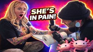 How a finger tattoo session quickly became a test of pain tolerance