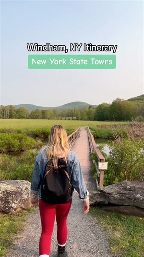 New York State Towns: Windham, NY Itinerary 📍Locations 5 State Lookout Wylder Hotel Windham The Windham Local Babblers The Windham Path Kaaterskill Falls #upstateny #windhamny #itinerary #catskillmountains #iloveny