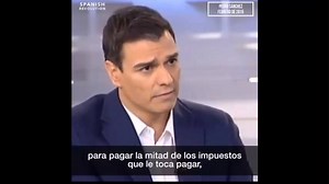 Pedro Sánchez, en 2015: "Si yo tengo en mi dirección a un responsable político que crea una sociedad interpuesta para pagar la mitad de los impuestos que debe pagar, estará fuera al otro día. Es mi compromiso con los votantes y españoles" | Jesús Cintora