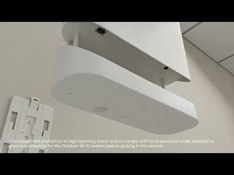 18 Outdoor WiFi Installation using PoE (power over ethernet)