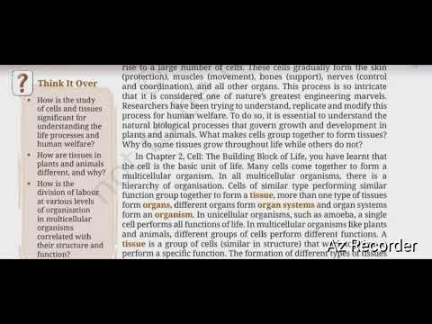 Class 9 Science Chapter 3 | Tissues | New NCERT 2026 | Introduction to Tissues | CBSE