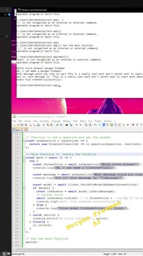 Building a Morgan Freeman AI with Python #morganfreeman #ai #aivoice #python3 #pythonprogramming