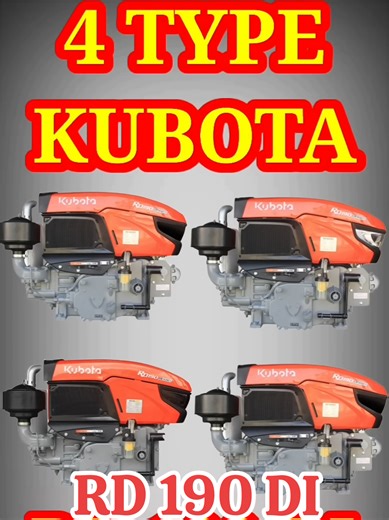 Explore the Kubota RD 190 DI Diesel Engine Innovations