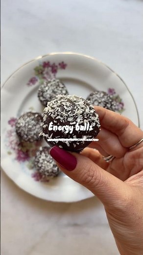 Energy balls ⚡️🍫 #vegetarien #vegetalien #vegan #recette #recettefacile #cuisine #energyballs