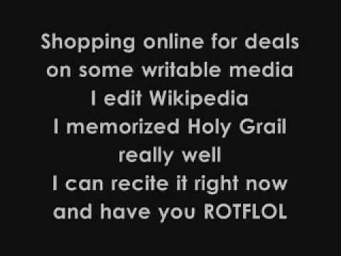 White & Nerdy - Weird Al Yankovic - with lyrics on screen!