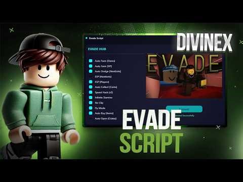 EVADE SCRIPT [RISE X LUMINARY] NO KEY & FREE - Speed, Fly, Fake E-Dash, AutoRespawn And More