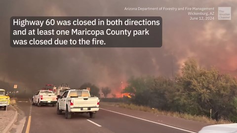 Arizona’s Rose Fire Uncontained; Dangerous Heat Ongoing