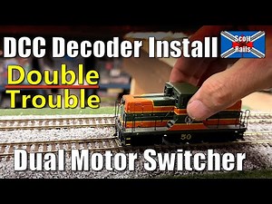 DCC Decoder Install - Bachmann Spectrum GE 44-Ton Switcher