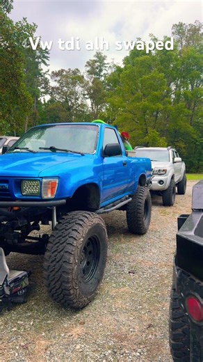 TDi swap toyota still got some things to finish like AC and straightening up some wiring ￼