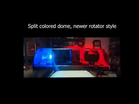 Red / Blue split Whelen Responder Mini Lightbars